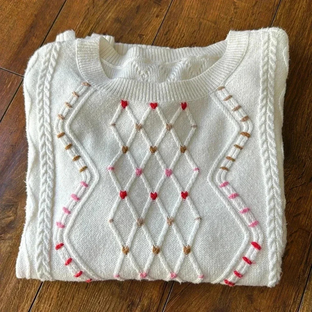 H&M White Sweater